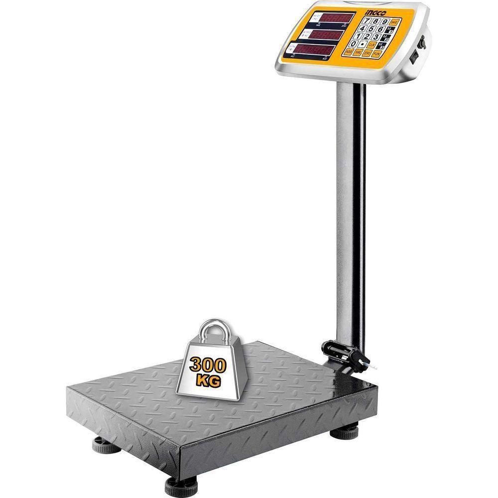 Ingco HESA33003 Electronic Weighing Scale 300kg - KHM Megatools Corp. Ingco HESA33003 Electronic Weighing Scale 300kg - KHM Megatools Corp.